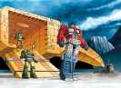 Escena de TF:The Movie - Optimus Prime se dirige a detener a Megatron (183Kb)